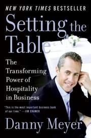 Setting the Table: The Transforming Power of Hospitality in Business cover