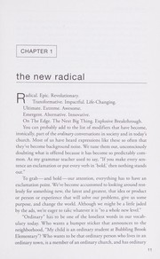 Ordinary: Sustainable Faith in a Radical, Restless World cover