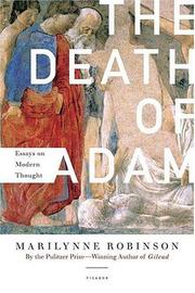 The Death of Adam: Essays on Modern Thought cover