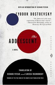 The Adolescent (Vintage Classics) cover