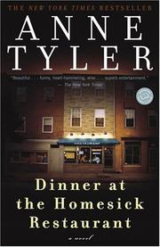 Dinner at the Homesick Restaurant cover