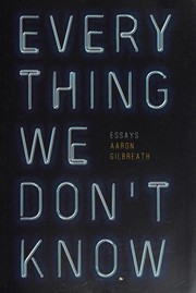 Everything We Don't Know cover